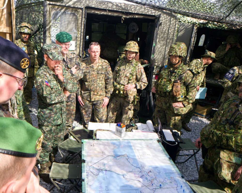 OKINAWA, Japan - Delegates of the Philippine Marine Corps